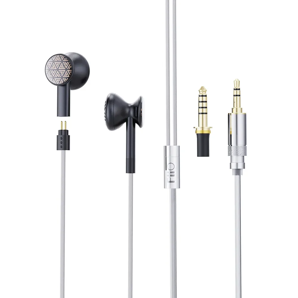 

Hi-Fi наушники FiiO FF3S, наушники-вкладыши с динамическим драйвером, проводные наушники с отличным звуком и басами