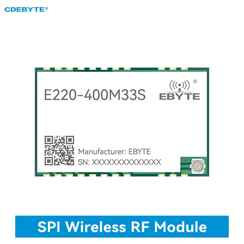 LLCC68 433/470MHz SPI LoRa Spread Spectrum Module 33dBm 2W CDEBYTE E220-400M33S 16km RF SMD Module PA LNA