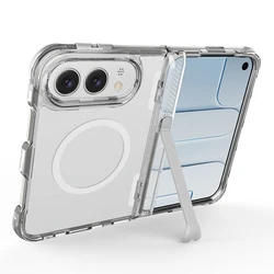 Duo Magnetic Crystal Clear Ultra - Slim Folding Case with Stand for iPhone Duo (With Stand)