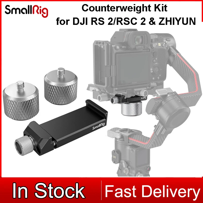 

SmallRig Counterweight Kit for DJI RS 2 / RSC 2 / RS 3 / RS 3 Pro & Selected ZHIYUN Gimbals 3125