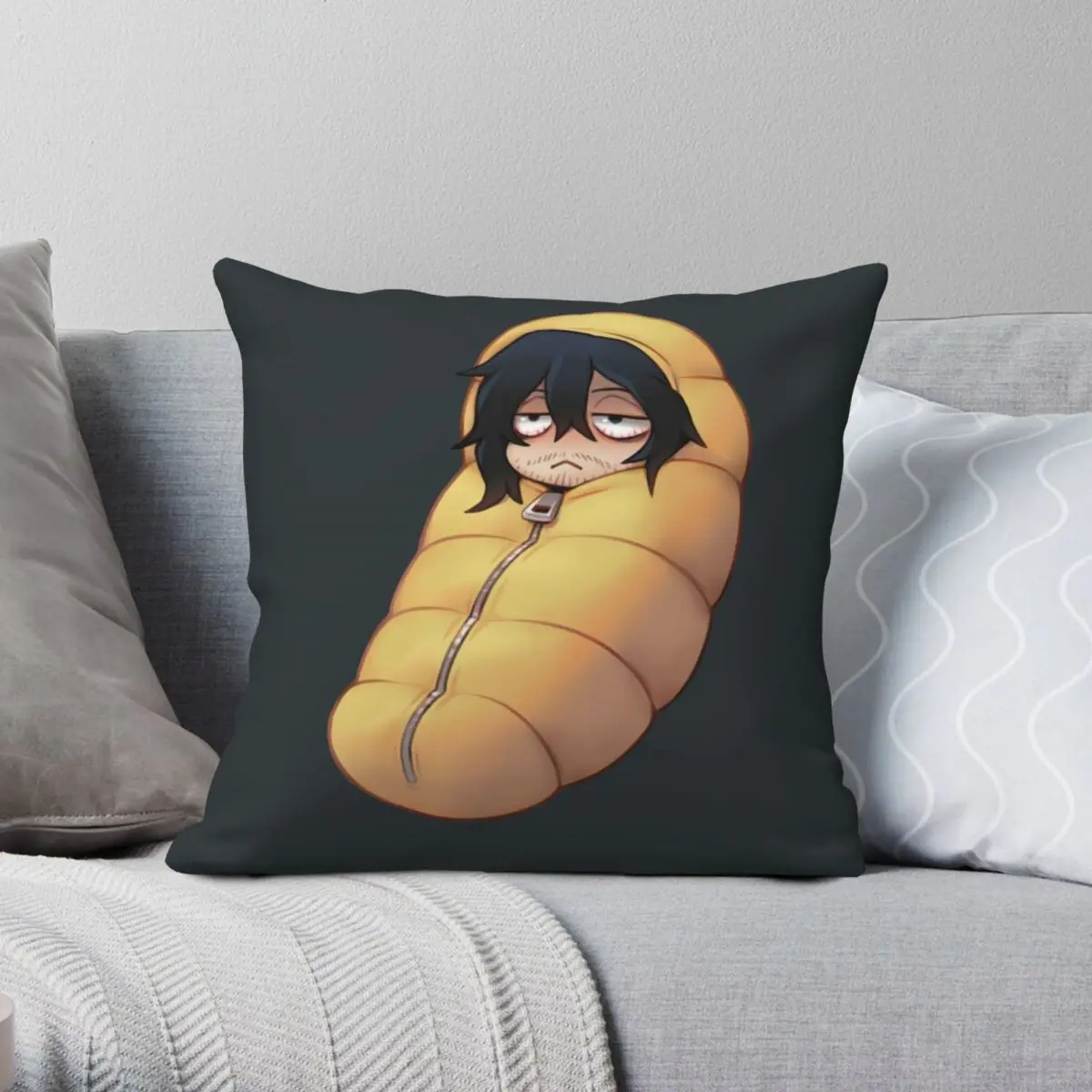 

Квадратная наволочка Bakugo's Burrito My Hero академия, полиэстер, лен, бархат, декоративная подушка, искусственная кожа 18 дюймов