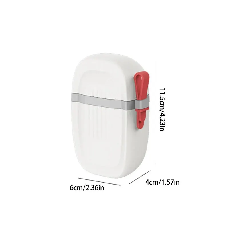 Fashion Portable Sealed Waterproof Soap Box Travel Hiking Camping Draining Design