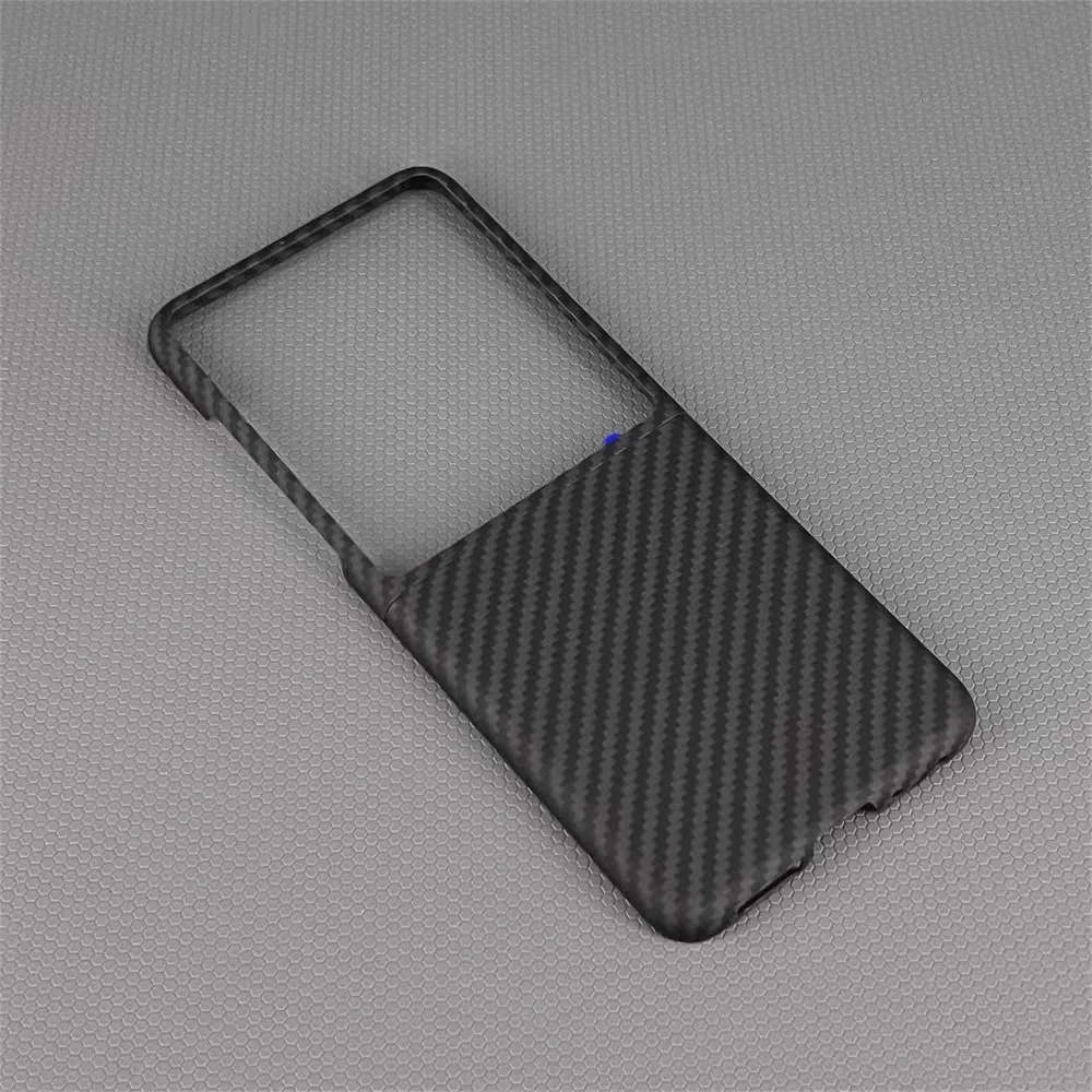 Premium Real Aramid Carbon Fiber Slim Case - Thin, Lightweight, Matte Armor Back Cover