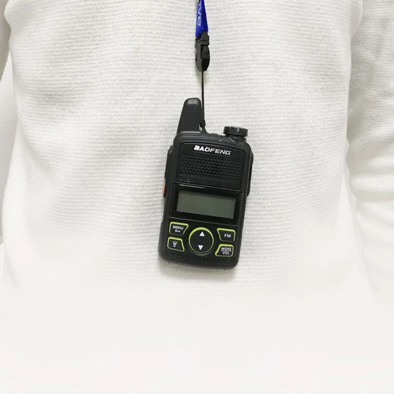 BAOFENG BF-T1 Original Mini Walkie Talkie T1 Small Portable Two Way Radios 5W UHF 400-470MHz 1500mAh FM Radios Waiter Interphone 2