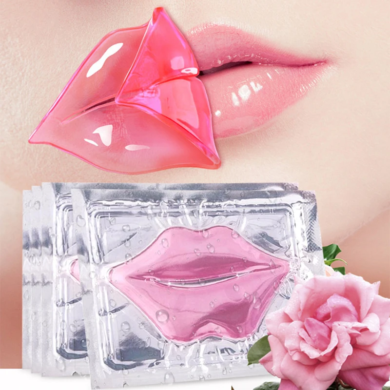 Collagen Anti Wrinkle Lip Mask Moisturizing Fade Lip Lines Repair Dryness Cracking Labial Gel Patches Nourish Brighten Lip Care