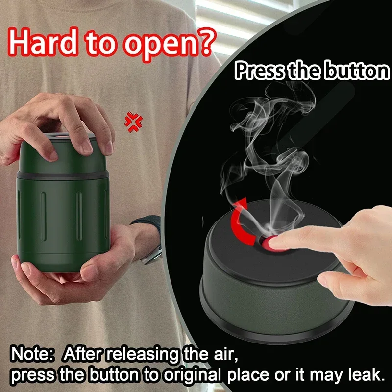 Stainless Steel Insulated Food Jar with Spoon for Kids Lunch