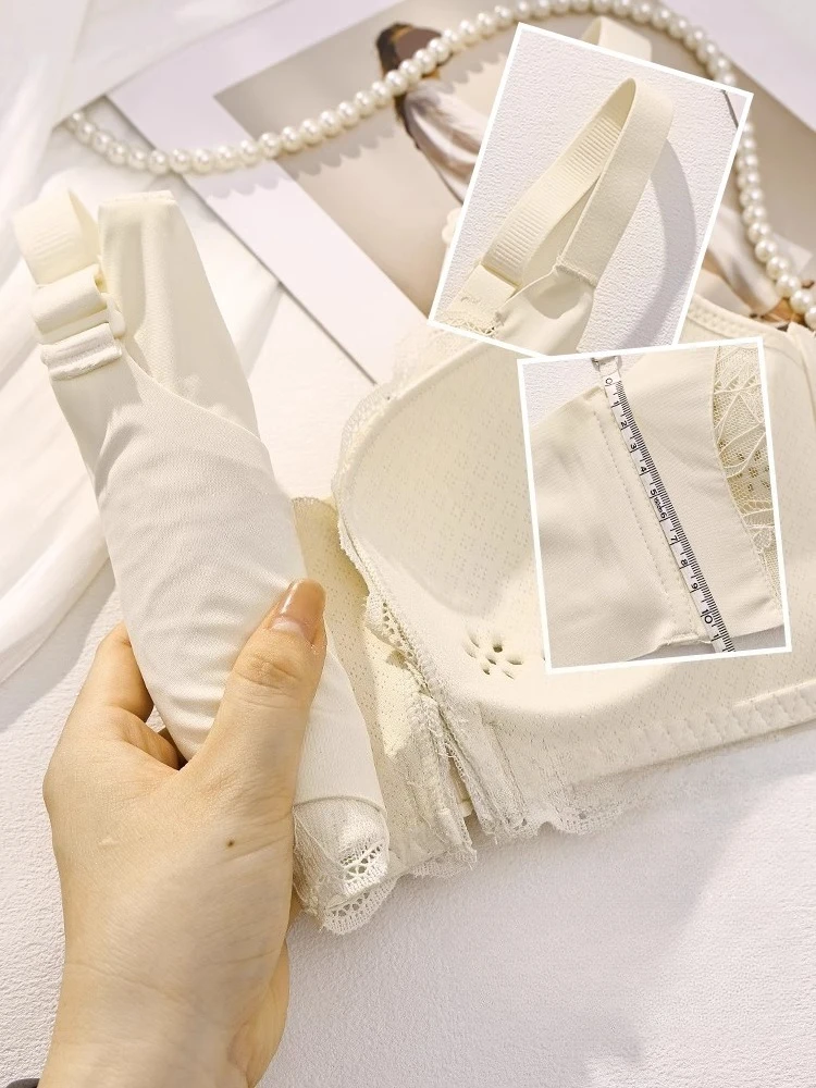 Minimizer Bra Plus Size Wire-free Front Closure Support For Women_voghion.com