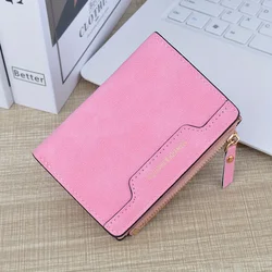 Sleek Minimalist Women's Wallet - Chic Coin Purse & Compact Card Holder (B - 527 - Pink)