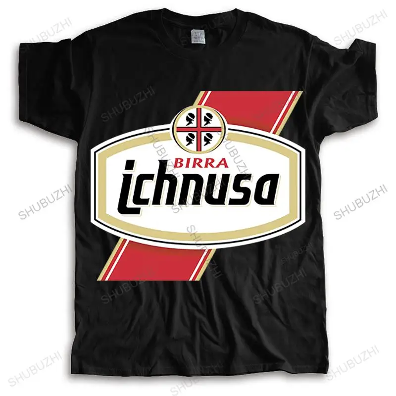 Magliette Moda Uomo Di Marca Magliette Estive Ichnusa Maglietta Birra Birra Nera Italia Maglietta In Cotone Alcolico Maglietta Estiva Da Uomo