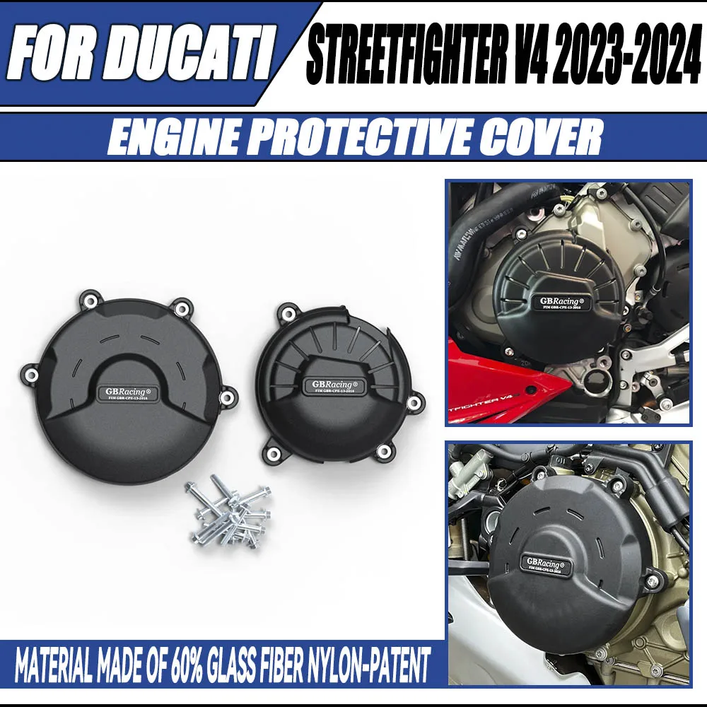 

For DUCATI STREETFIGHTER V4 & V4S 2023-2024 Motorcycles Engine Protection cover
