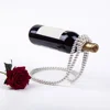 Creative Pearl Necklace Wine Rack Luxury Magic Metal Resin Hanging Suspension Wine Bottle Holder Home Bar Desktop Decoration New 3