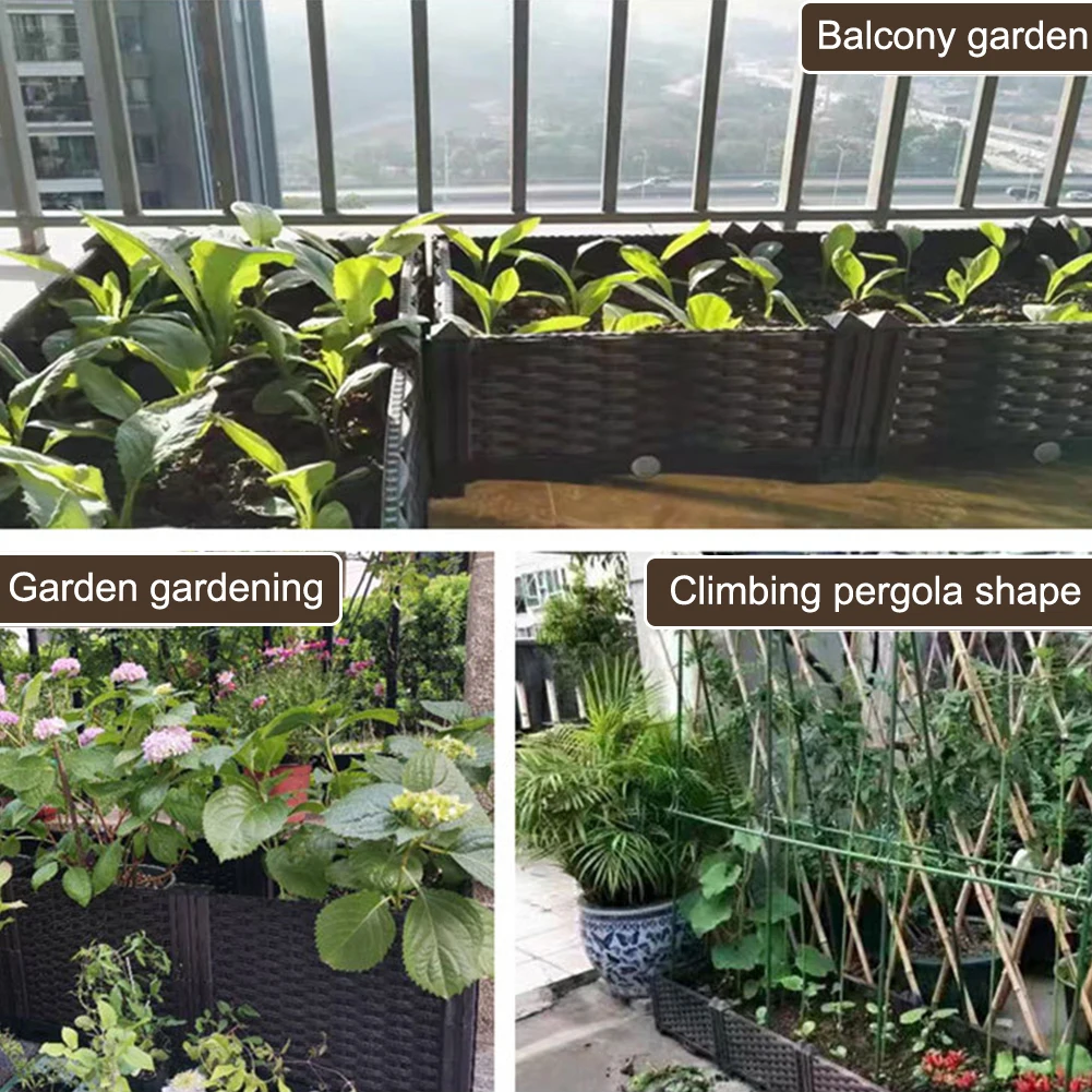 Raised Plastic Planting Container 2