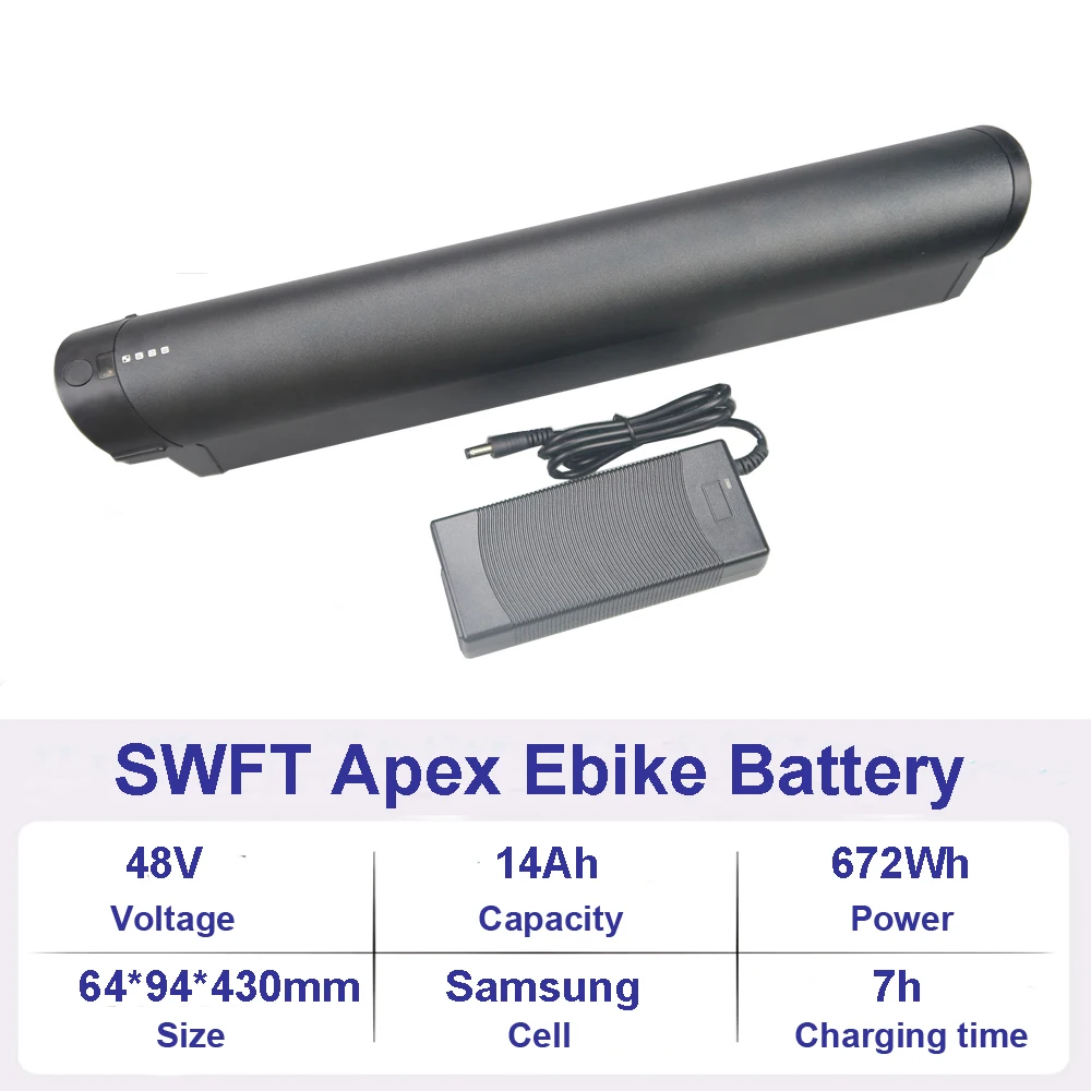 Electric Bike Bicycle Battery 46.8V 10Ah 48V 10.4Ah Lithium-ion