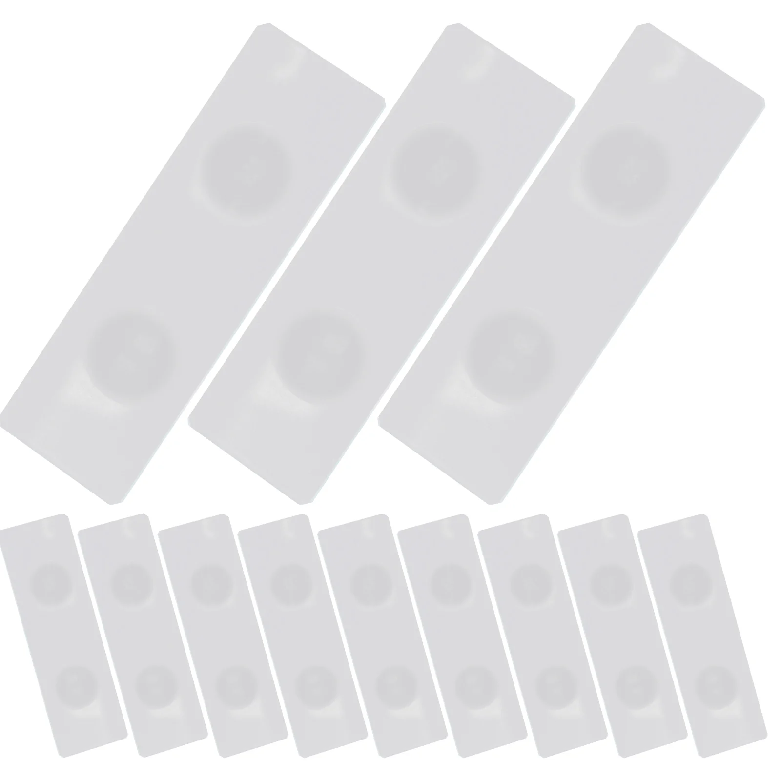 

50 pcs Microscope Slide Glass Slides Laboratory Glass Microscope Slide for Aquatic Specimens (Double Concave)