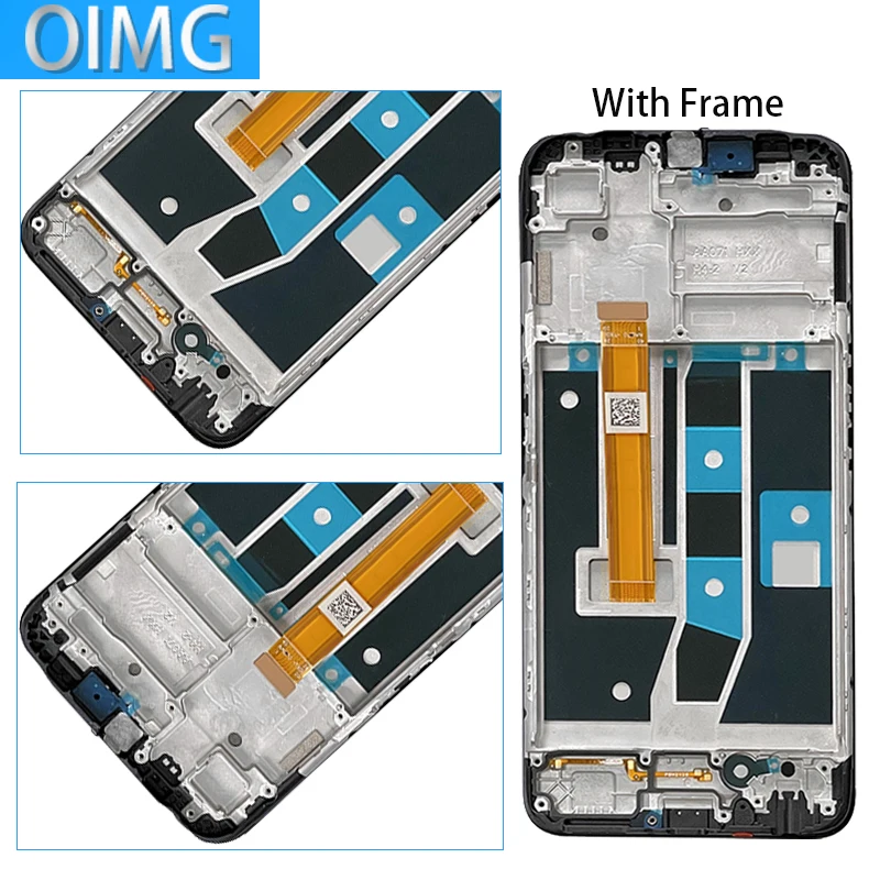 Écran LCD + Vitre Tactile Compatible Oppo A16 (CPH2269) 6.52" - Couleur Bleu Perle, Neuf Sous Emballage Juanio
