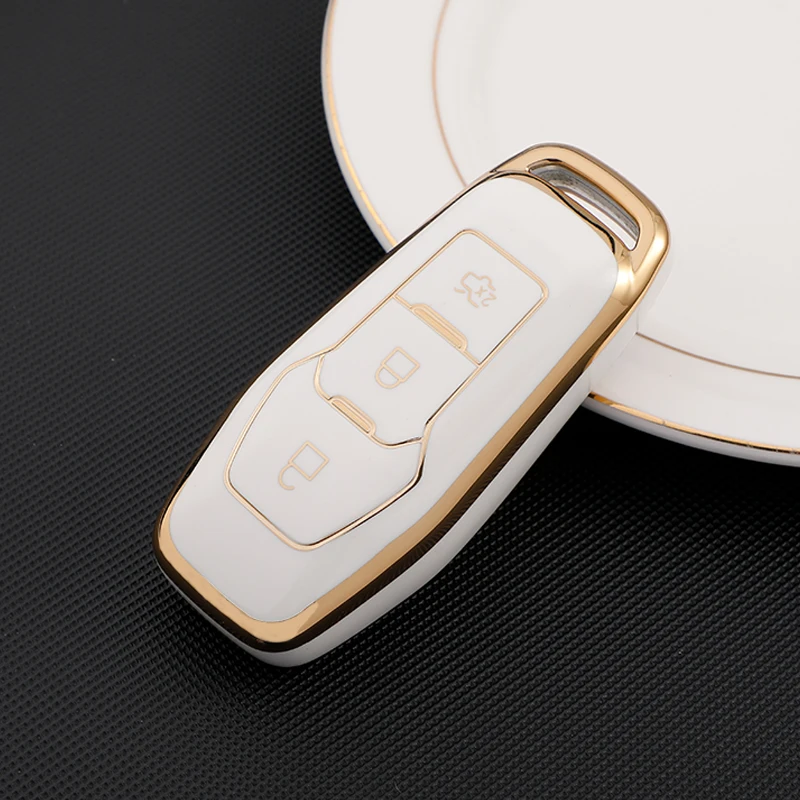 Premium TPU Car Key Case Cover - Sleek Protection for Your Vehicle Key Accessories