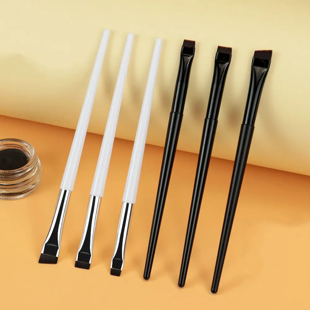 Make Up Tool Oblique Cosmetics Brush Flat Eyebrow Brush Liner Brow Brush Blade Makeup Brushes Angled Fine Eyeliner Brushes