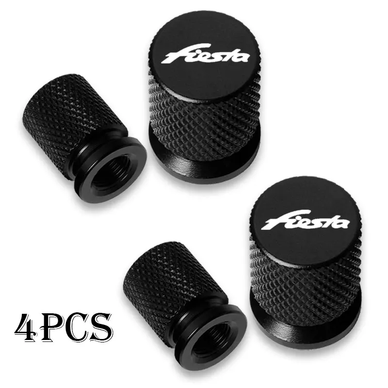 Car Wheel Tire Valve Caps Tyre Stem Covers Airdust Waterproof For FORD FIESTA