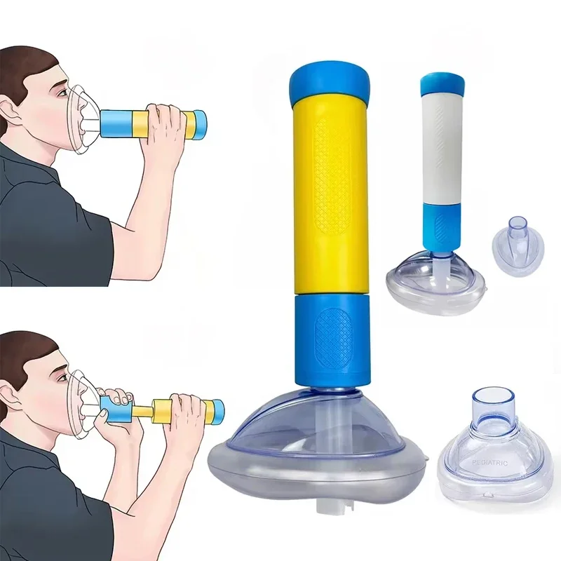 Anti Choking Face Mask First Aid Kit Choking Respiratory Anti Asphyxia Face Mask Artificial Emergency Adults & Children 2 Size Home CPR Rescue Device