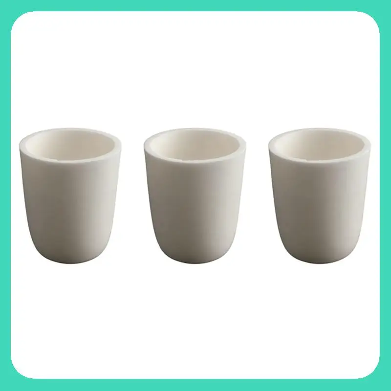 A54Z 3X 30Ml Alu 99% Conical Corundum Crucible Melting Furnace Crucible Metal Casting OVP 32 X 38 X 45 25Mm