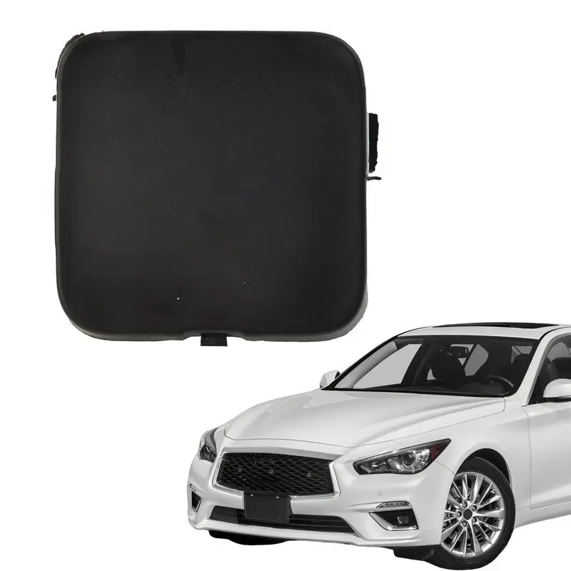 

Car Bumper Tow Hook Eye Cover Access Tug Hole Trailer Cap Traction Guard Plate Panel Covers For Infiniti 2014 – 2018 Q50