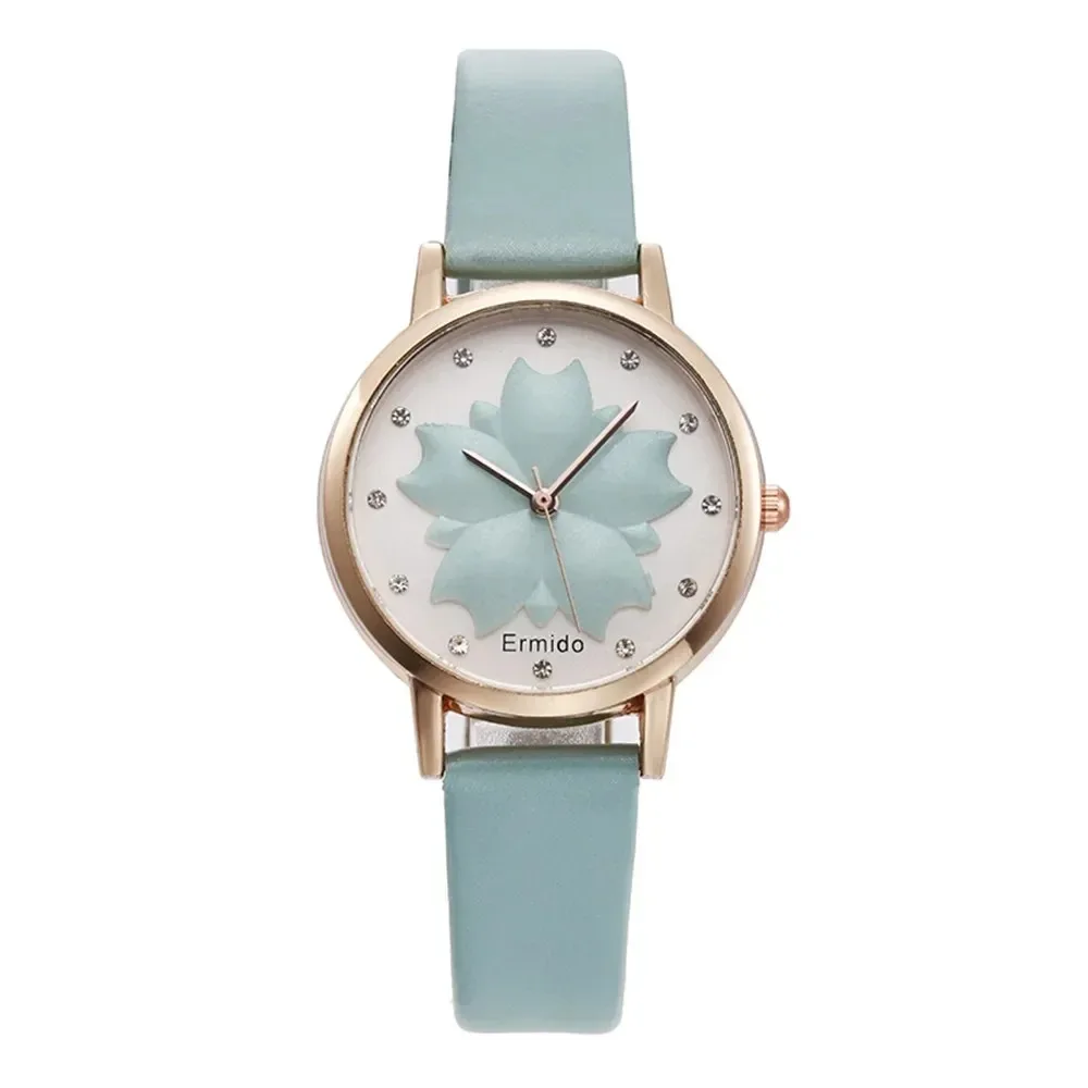 New Maple Leaf Women's Quartz Watch Female Fashion Small and Delicate Watch Student Vintage Simple Wirstwatch San Martin Store