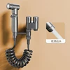 Bidet toilet sprayer set spray water bathroom handheld bidet sprayer toilet shower double outlet angle valve toilet accessories 2