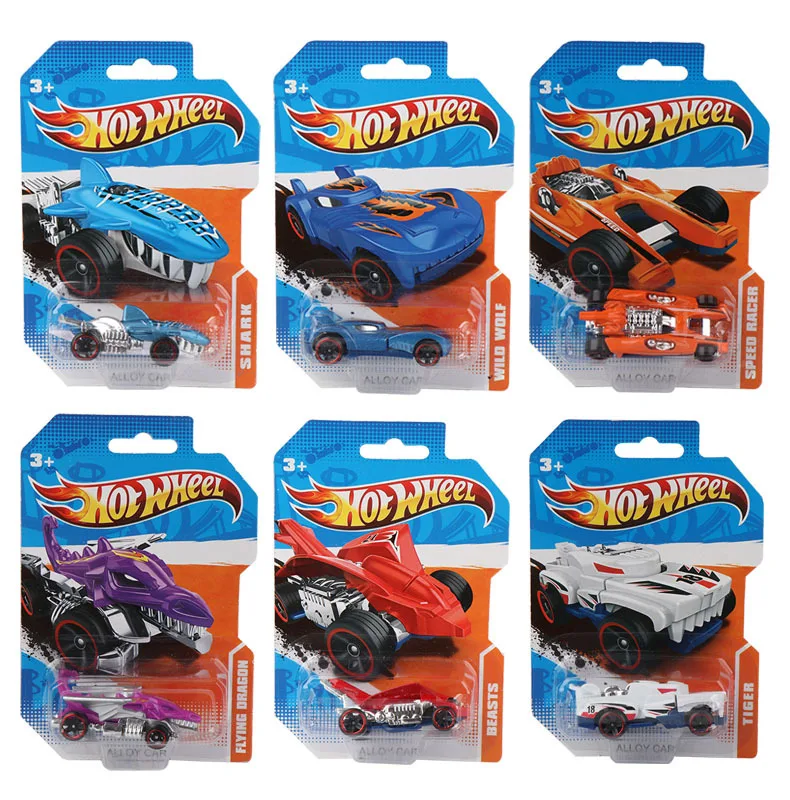 Children's Alloy Toy Car Model 1:64 Inertia Monster Car Alloy Sports Car Racing Boy Small Car Model