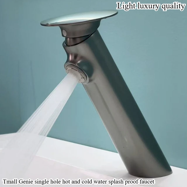 ก๊อกน้ําร้อนและเย็นหลุมเดียวสไตล์ยุโรป ก๊อกน้ํากันน้ําในครัวเรือนส่วนบุคคล 1