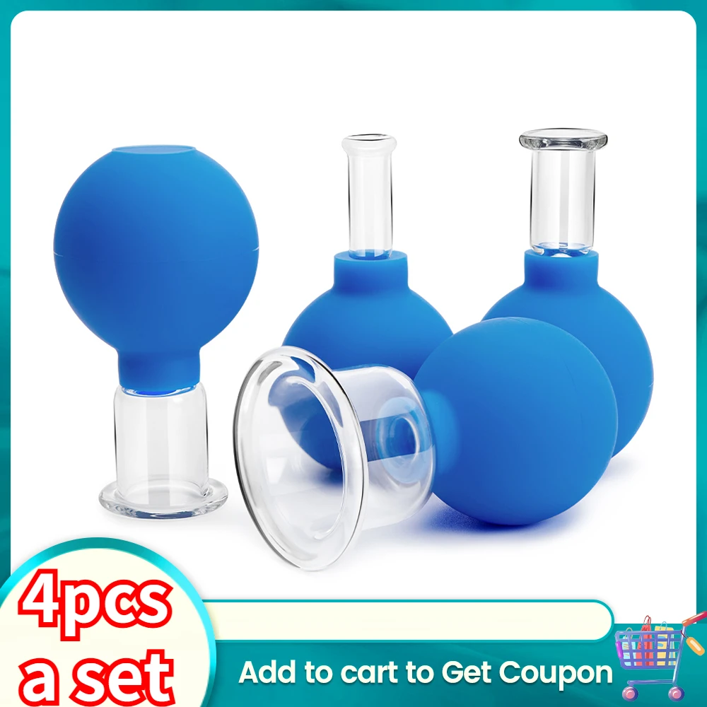 

Rubber Massage Body Cups Vacuum Cupping Massage Jar Massage for Body Back Face Anti-Cellulite Fat Burner Chinese Cupping Therapy