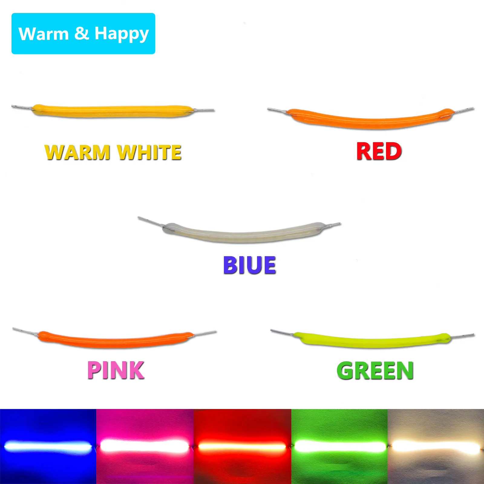 1pcs  LED Retro Light Bulb DC3V 100mA Flexible Filament Nine Sizes Indoor and Outdoor Lighting Decoration Accessories DIY ws2812 rgb flexible matrix screen 5050smd led individually addressable panel light 8x8 16x16 8x32 pixel module digital display