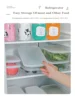 Refrigerator Food Sealed Crisper Containers Fresh Fruit Vegetables Steak Meat Storage Box Organizer Kitchen Accessories Weed jar 2