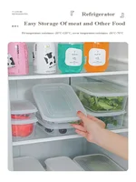 Refrigerator Food Sealed Crisper Containers Fresh Fruit Vegetables Steak Meat Storage Box Organizer Kitchen Accessories Weed jar 2