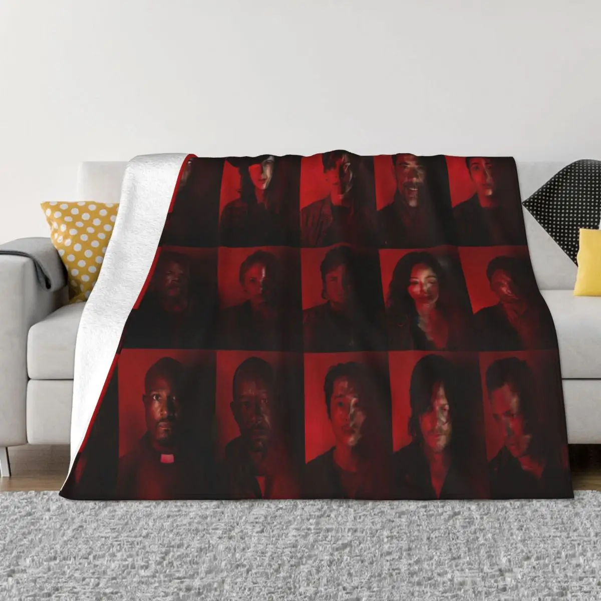

The Walking Dead Blankets Coral Fleece Plush Winter Multifunction Lightweight Throw Blanket for Sofa Car Bedspreads