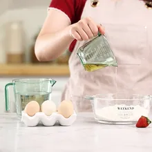 

Measuring Cup Clear Plastic Transparent Measuring Jug With Scale Heatproof Baking Tools Kitchen Tools