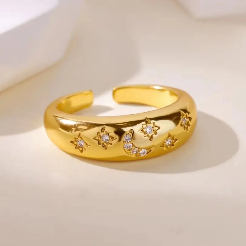 Fashion Zircon Geometric Rings For Women