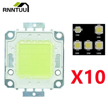 LED 칩 비즈 10W 20W 30W 50W 100W 백라이트 다이오드 램프 차가운 흰색 따뜻한 흰색 LED 매트릭스 DIY 홍수 전구 스포트라이트