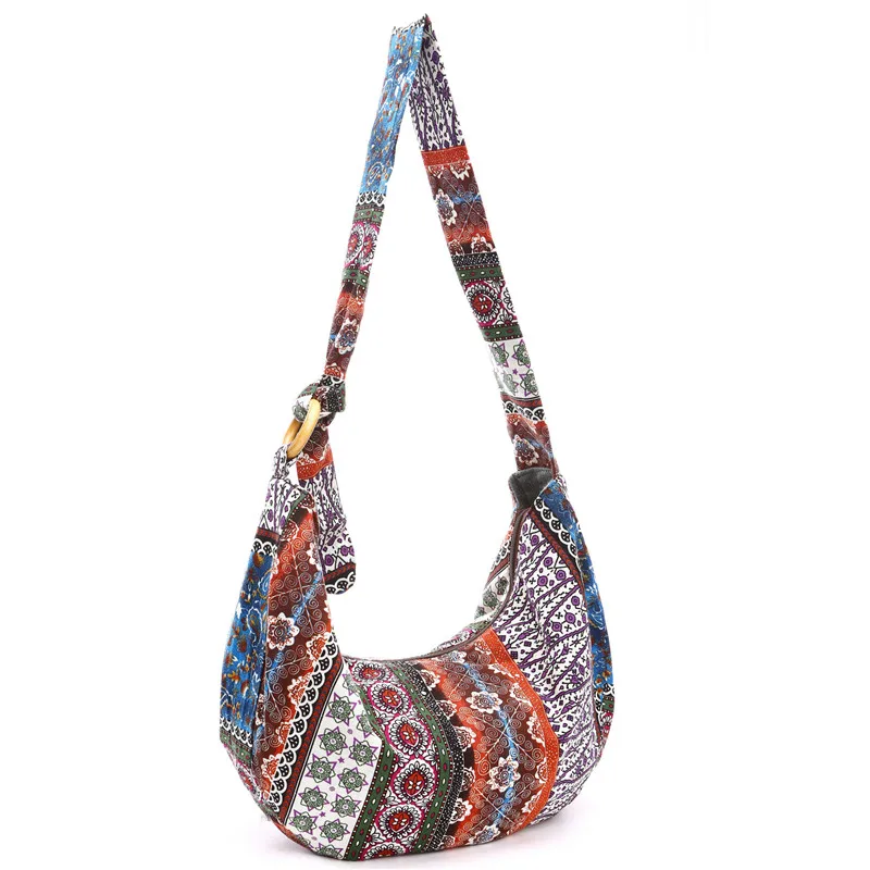 

Canvas Totes Flower Printing Womens Luxury Handbag 2023 Fashion Shoulder Bag Female Casual Crossbody Bag Large Capacity Tote Bag