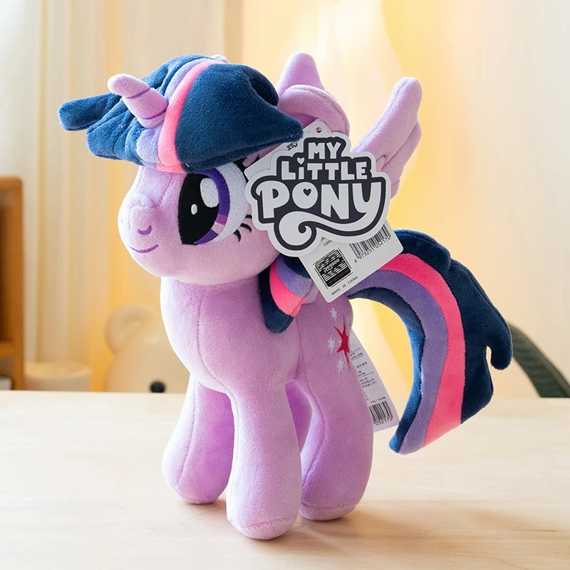 thumbnail image 1 of Juguetes de peluche de My Little Pony: Twilight Sparkle, Pinkie Pie, Rarity, Fluttershy, Applejack, Rainbow Dash, muñeco de peluche, regalos de Navidad para niños, 1 of 5