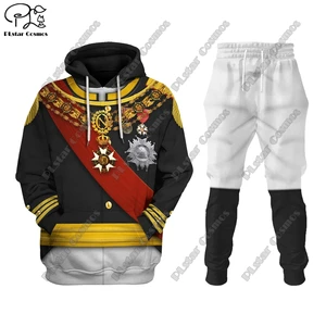 Infantry French Noble Soldier Uniform 3D Printed Hoodie Street Women Men's Pullover/Sweatshirt/Zip Hoodie A17
