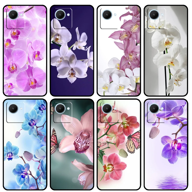 Orchid Flowers Colorful Case For Realme C30 C35 C21 Y C25 C11 C31 C15 8I 9I 10 8 9 Pro Plus Gt Master Neo 3T 2 3