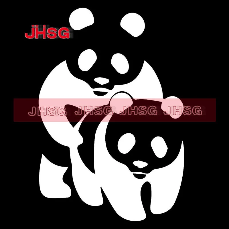 

HDL Customized Panda Fun Car Sticker PVC Cartoon Personalized Body Accessories Sun Protection Sticker Decoration