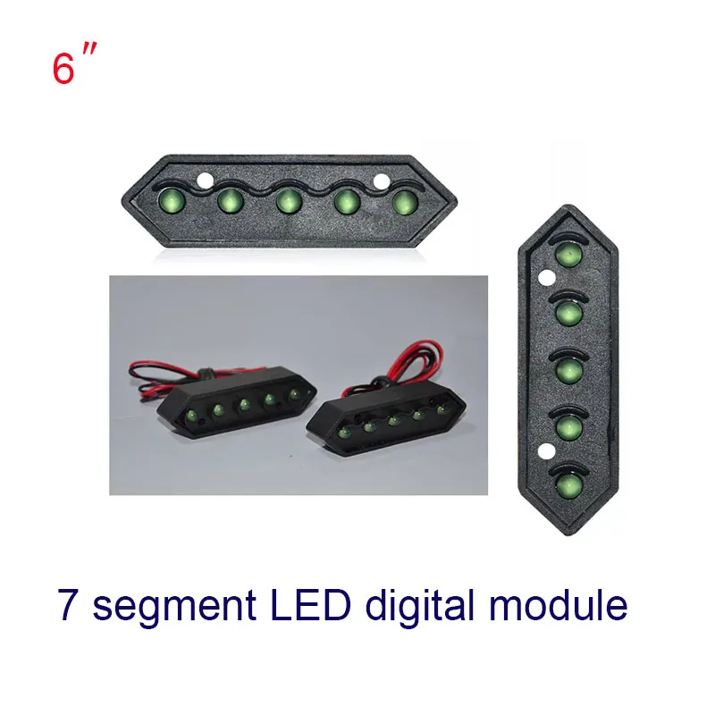 Hot Sale 6 Inch Waterproof Led Digital 7 Segment Module For Price/Time/Temperature/Score Sign