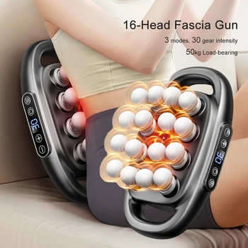 16-Head Fascia Gun High-Frequency Vibration Body Massage Gun Back and Waist Massager Neck Shoulder Massager Muscle masajeador 3