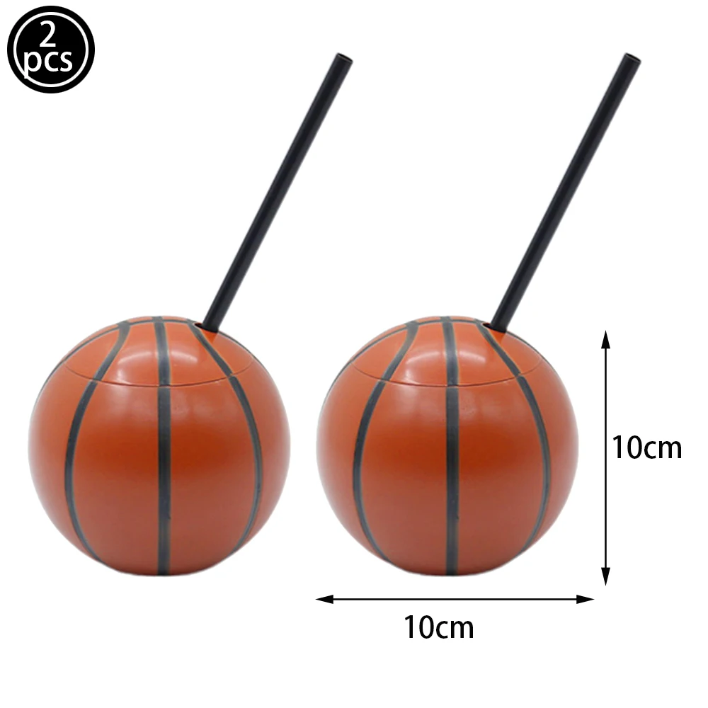 Basketball Einweggeschirr Teller Servietten Tassen Essen Tablett Sport Thema Tischdekoration Kinder Jungen Geburtstag Party Supplies – Detail 7