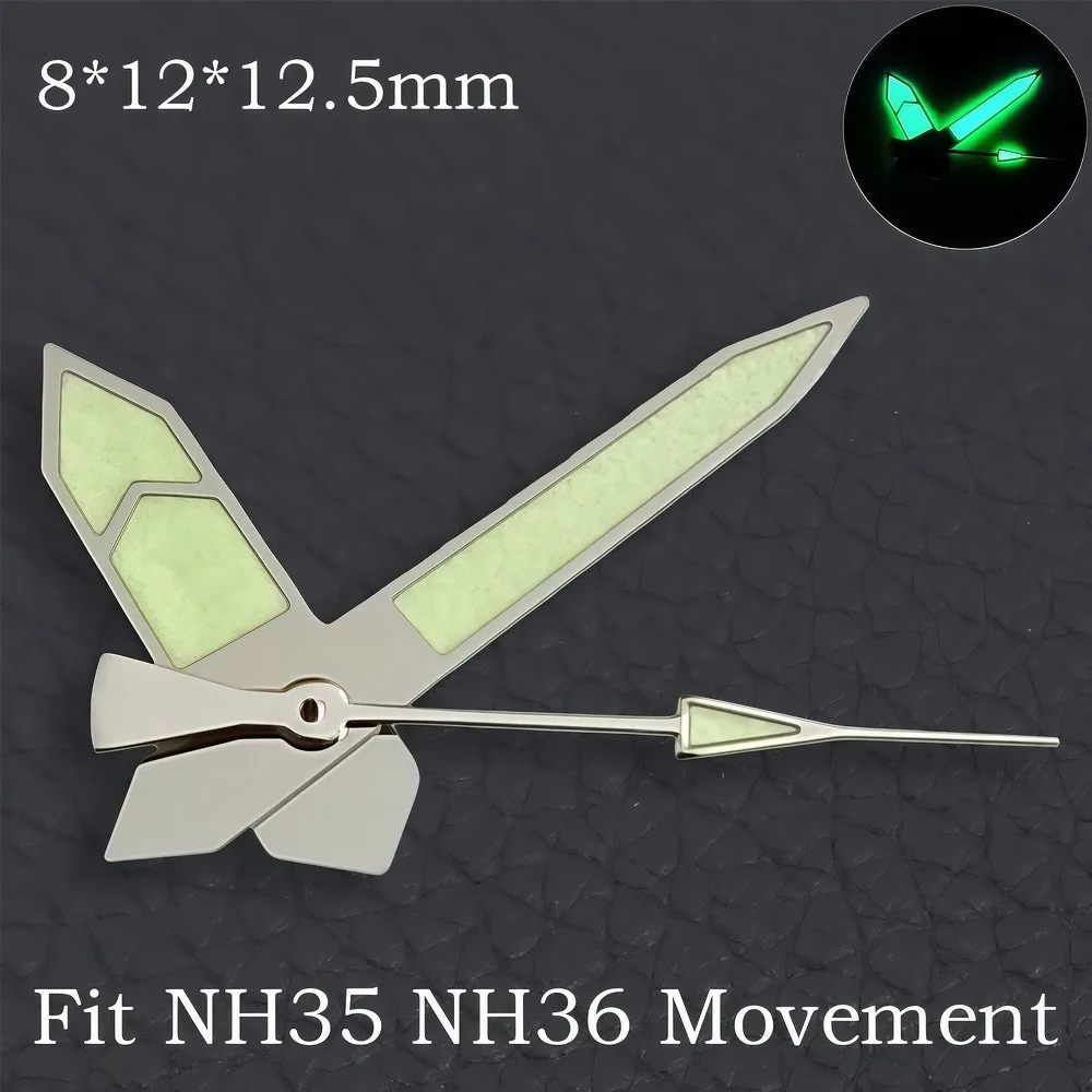 High Quality Green/Blue Super Luminous Watch Hands - Premium Watch Accessories Pointer