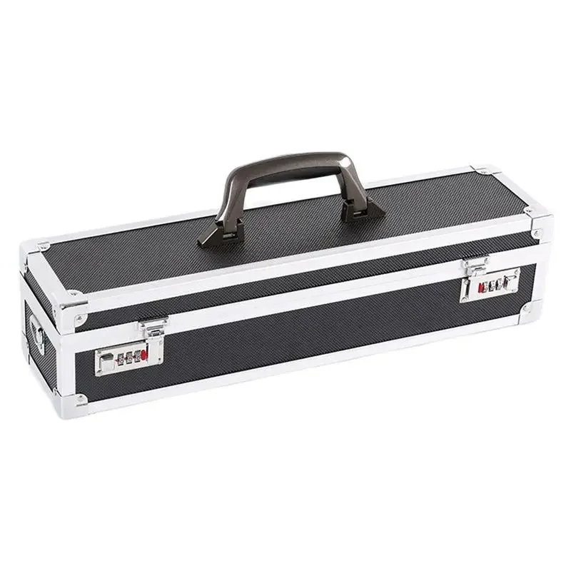 Aluminum Tool Case Foam Insert Storage Case Organizer with Shoulder Strap for Knives 50cm Length X 12cm Width X 12cm Height storage box,tool case,storage case,tool box