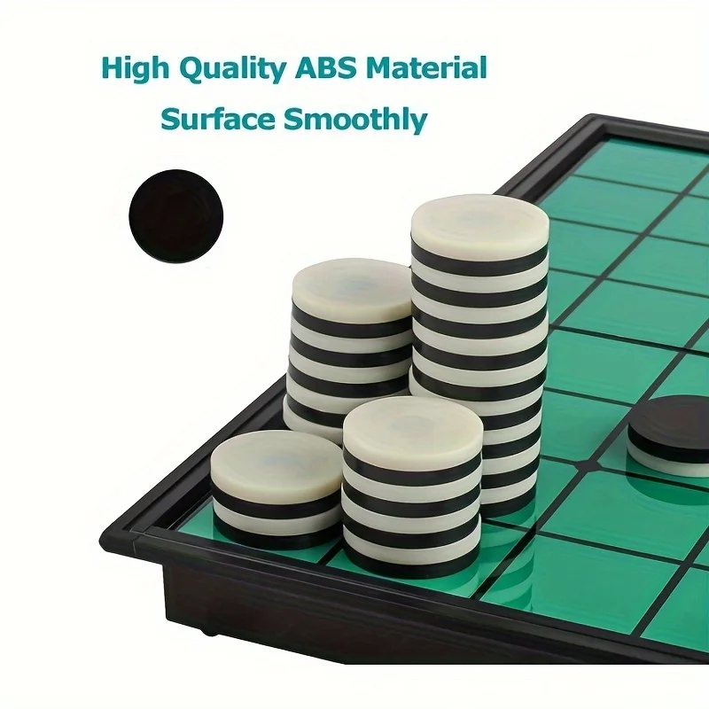 AIUAZA Original Othello - Timeless Strategy Game - Engaging & Secure Magnetic Folding Board - Perfect for Indoor Fun