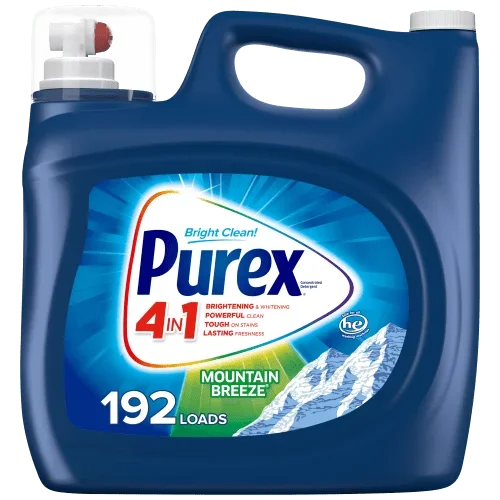 Laundry Detergent Mountain Breeze 250 Ounce 192 Loads Anti-stain Active Substance That Can Penetrate Deep Into Fabric Fibers
