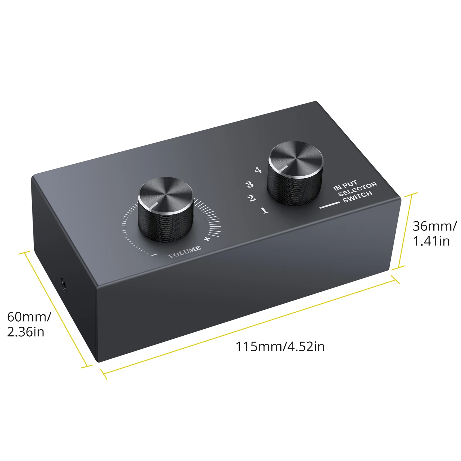 Nobsound 3 IN 1 OUT XLR Audio Switch ; Balanced Audio Converter